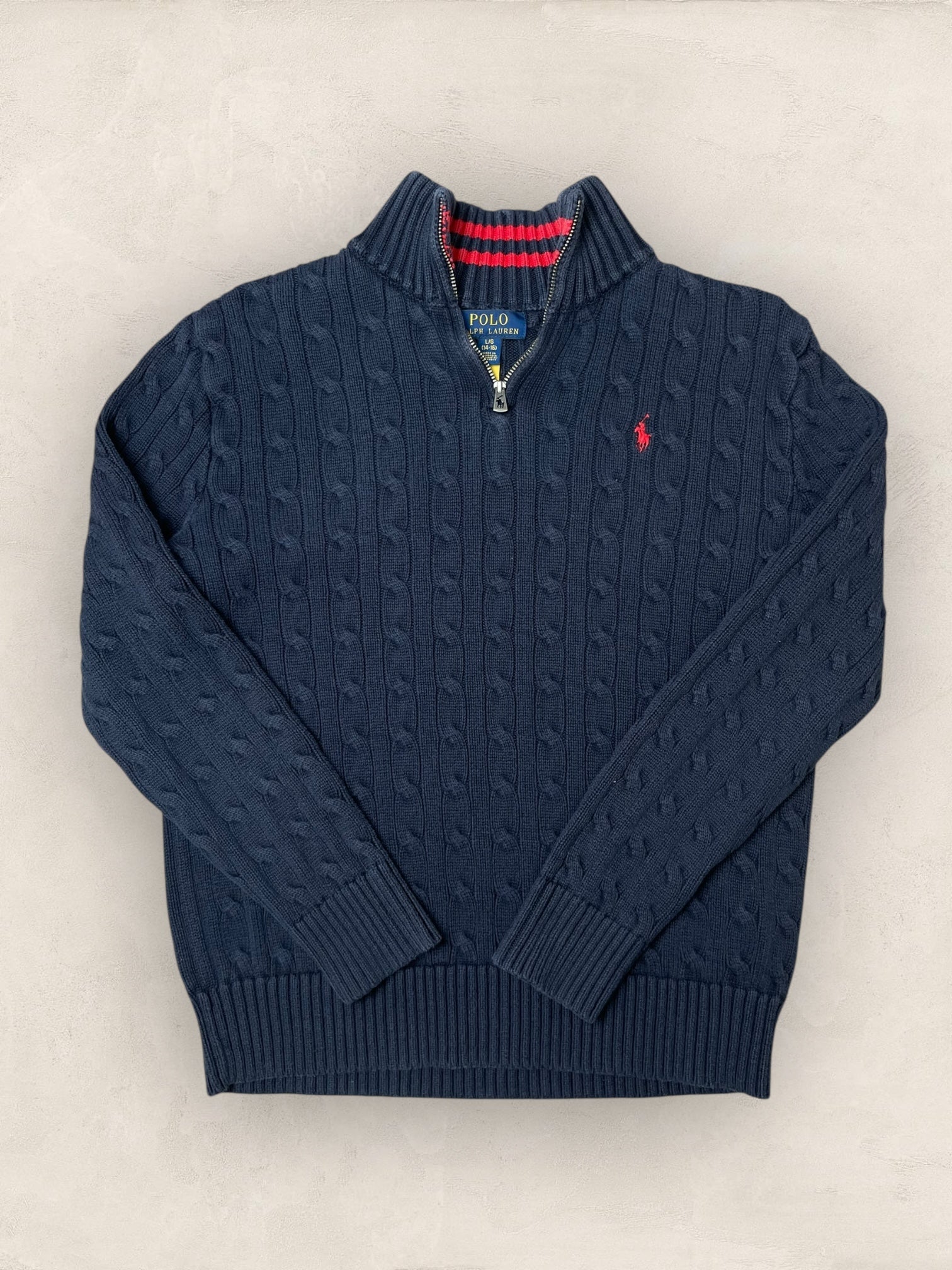 1/4 zip Femme Ralph Lauren Bleu Marine S Ref:3719 - Bleu Marine - S - amifrip