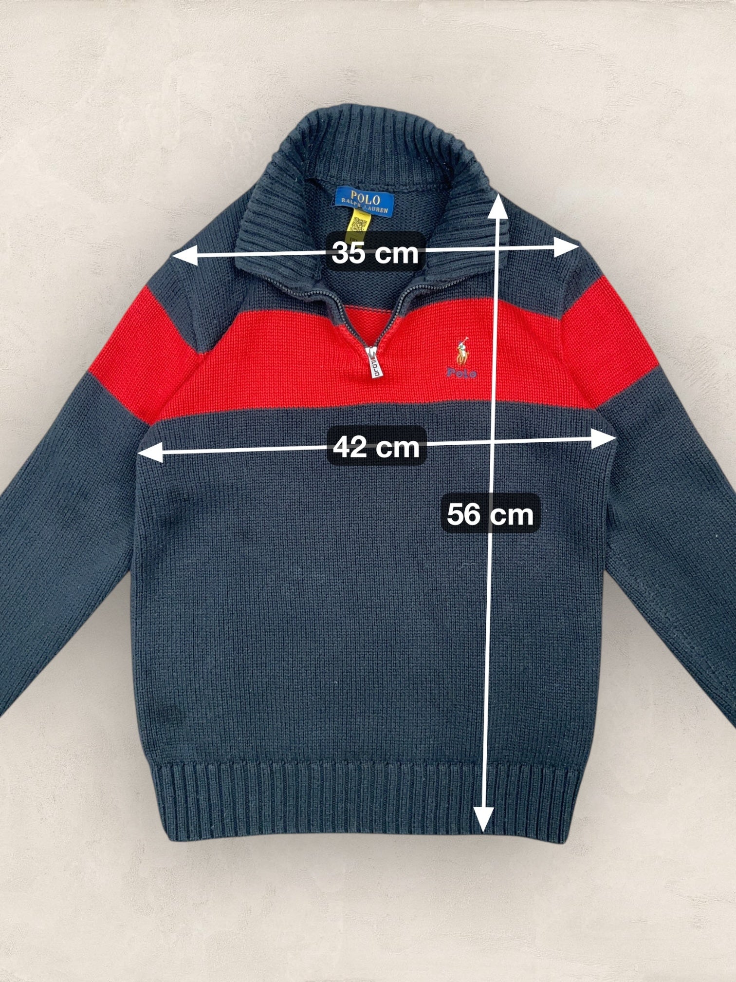 1/4 zip femme Ralph Lauren Noir S Ref:3741 - Noir - S - amifrip