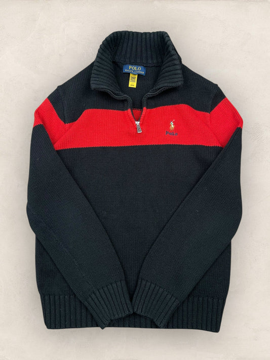 1/4 zip femme Ralph Lauren Noir S Ref:3741 - Noir - S - amifrip