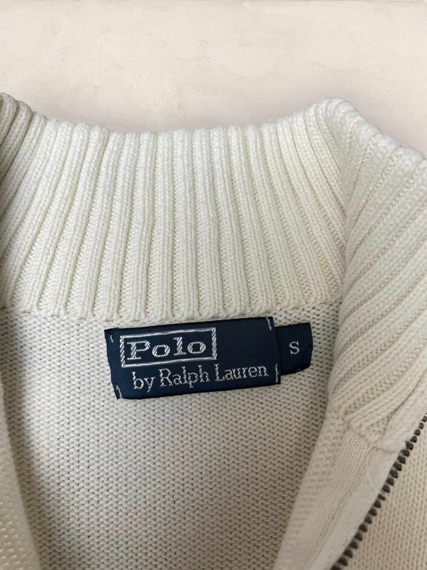 1/4 zip Homme Ralph Lauren Blanc S Ref:3706 - Blanc - S - amifrip