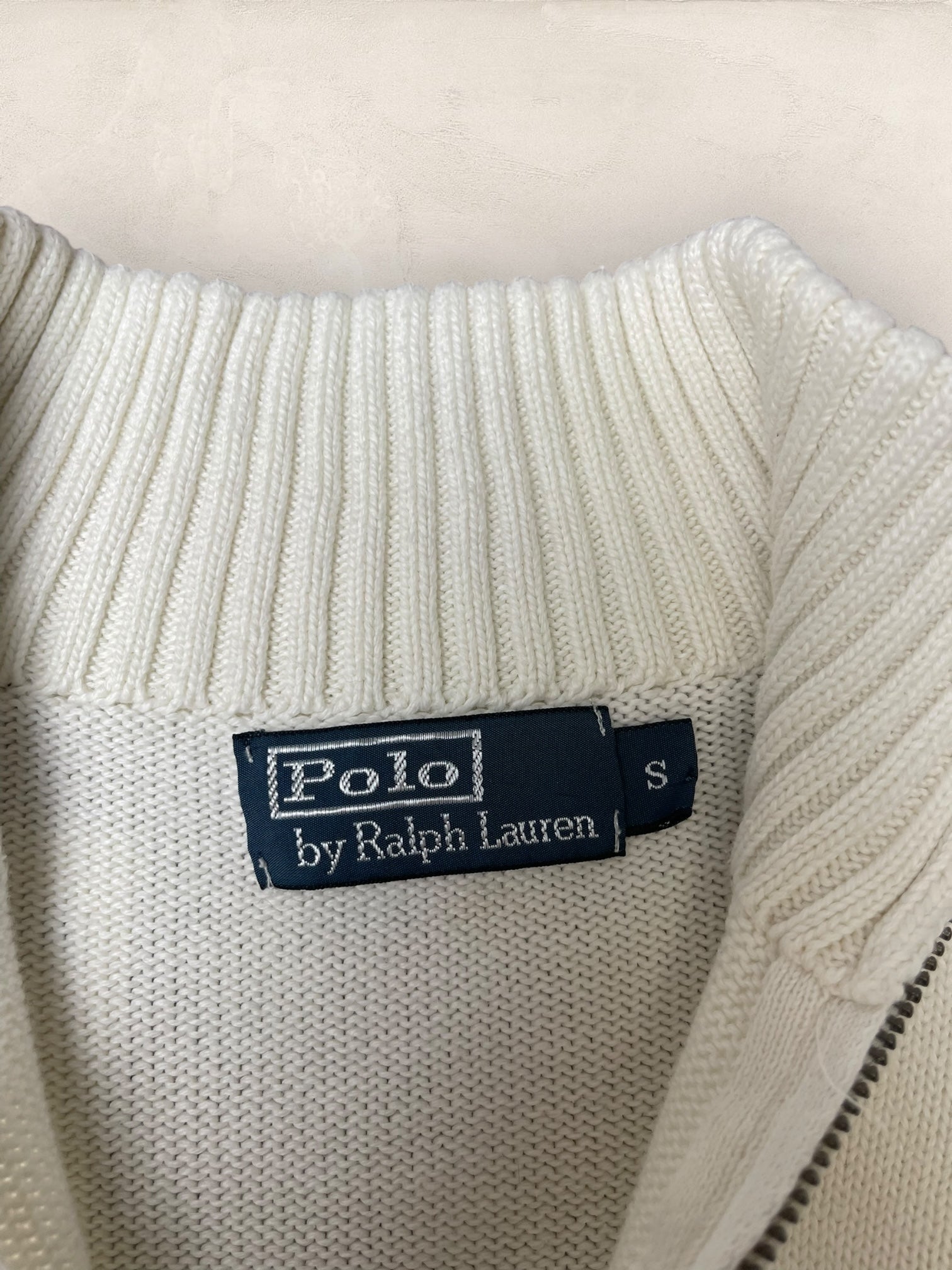 1/4 zip Homme Ralph Lauren Blanc S Ref:3706 - Blanc - S - amifrip