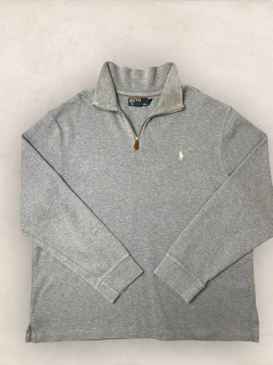 1/4 zip Homme Ralph Lauren Bleu 2XL Ref:3710 - Bleu - 2XL - amifrip