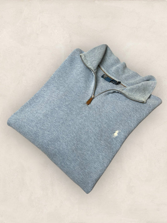 1/4 zip Homme Ralph Lauren Bleu 2XL Ref:3710 - Bleu - 2XL - amifrip