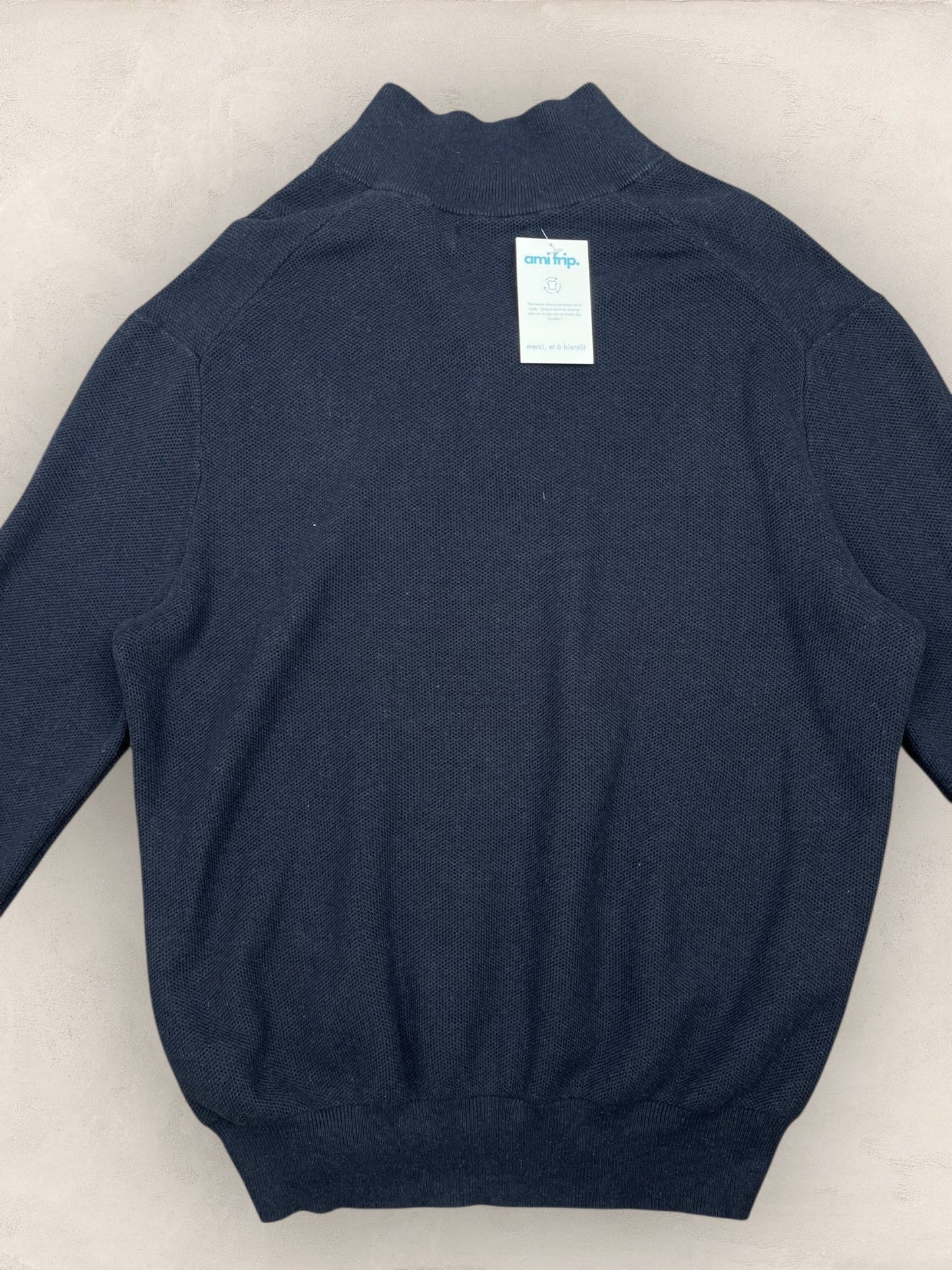1/4 zip Homme Ralph Lauren Bleu Marine XL Ref:3736 - Bleu Marine - XL - amifrip