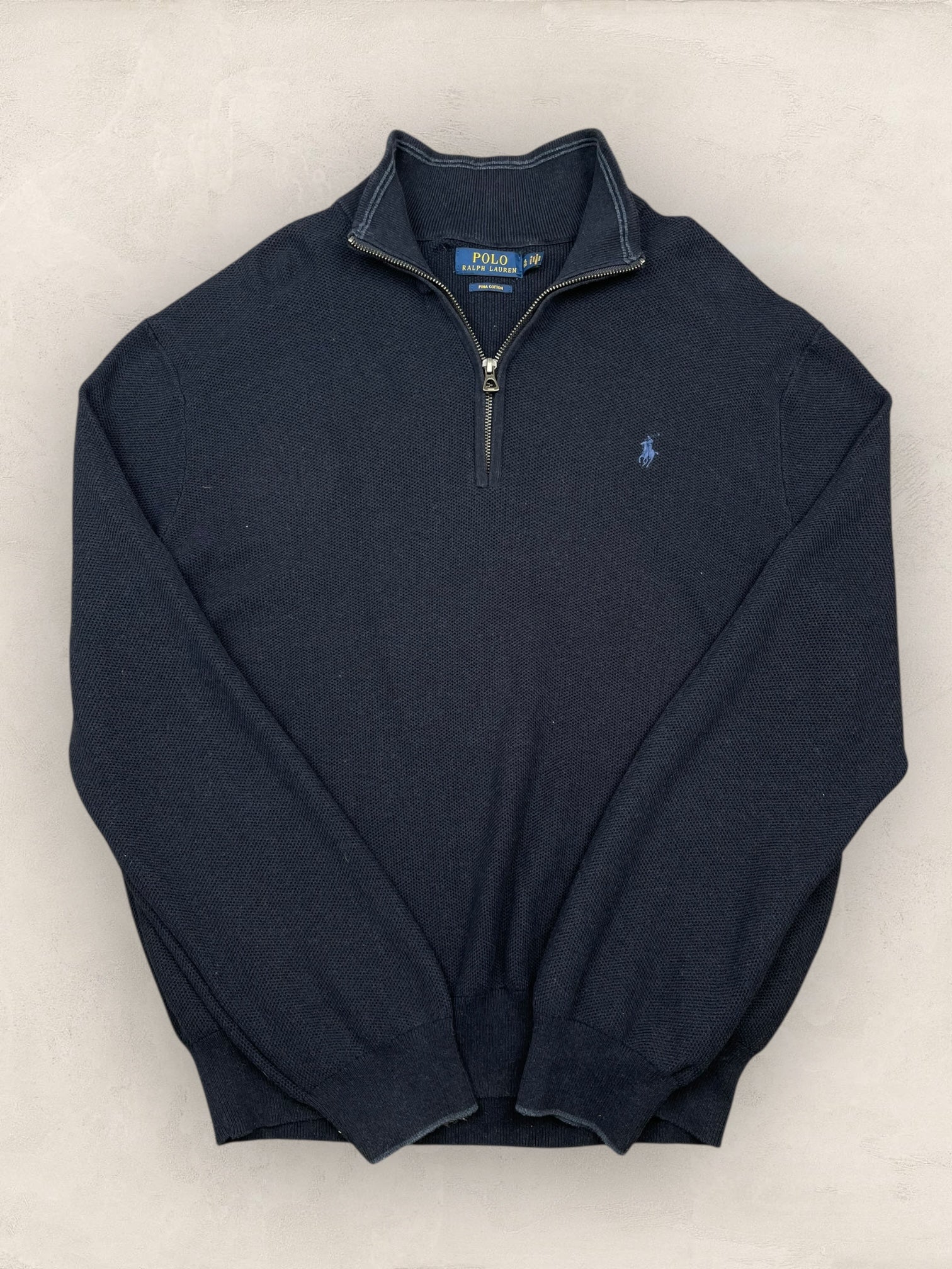 1/4 zip Homme Ralph Lauren Bleu Marine XL Ref:3736 - Bleu Marine - XL - amifrip