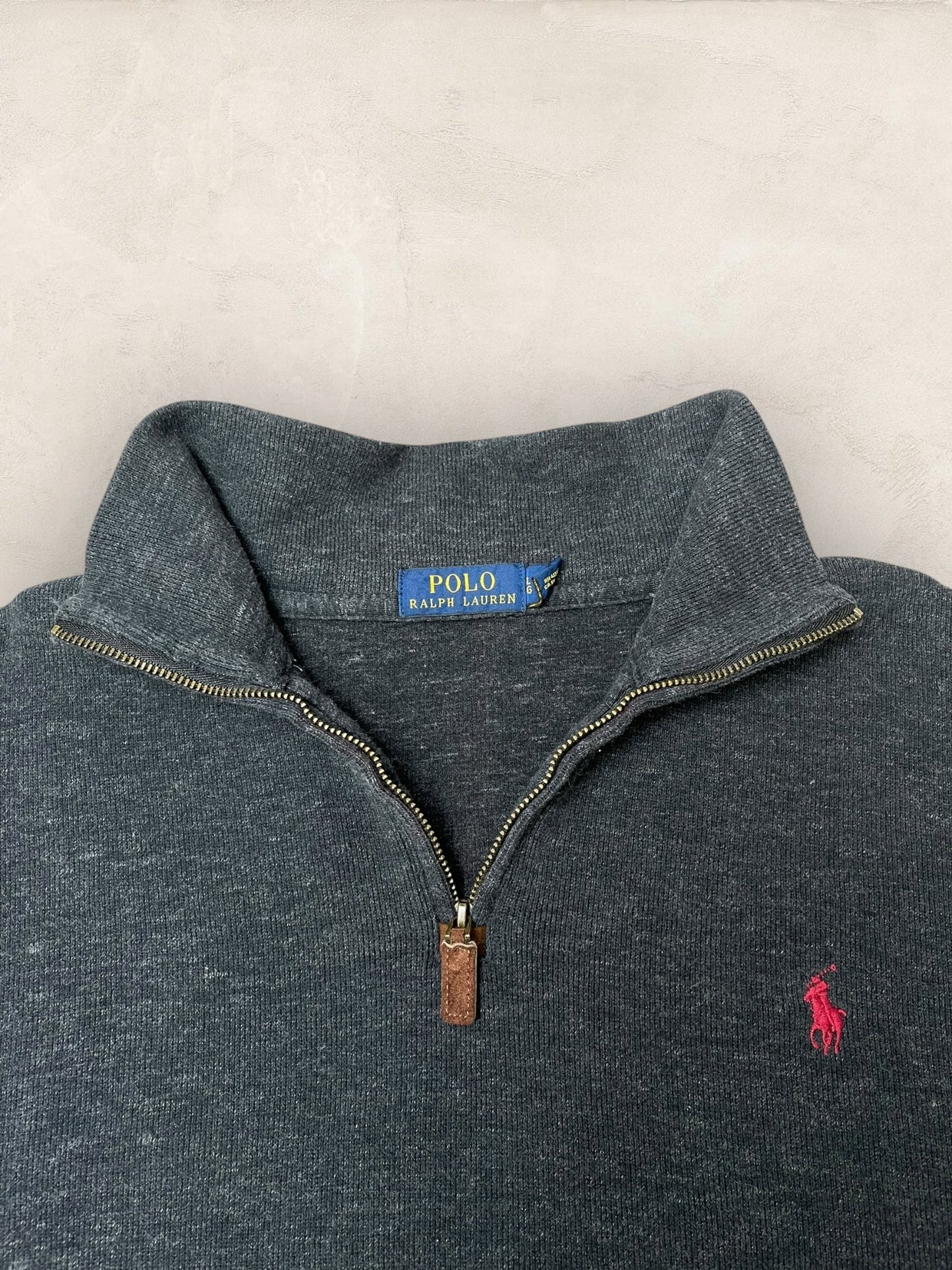 1/4 zip Homme Ralph Lauren Gris L Ref:3723 - Gris - L - amifrip