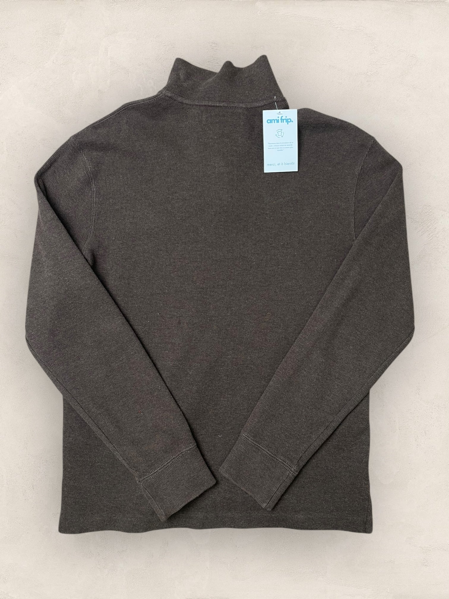 1/4 zip Homme Ralph Lauren Marron S Ref:3712 - Marron - S - amifrip