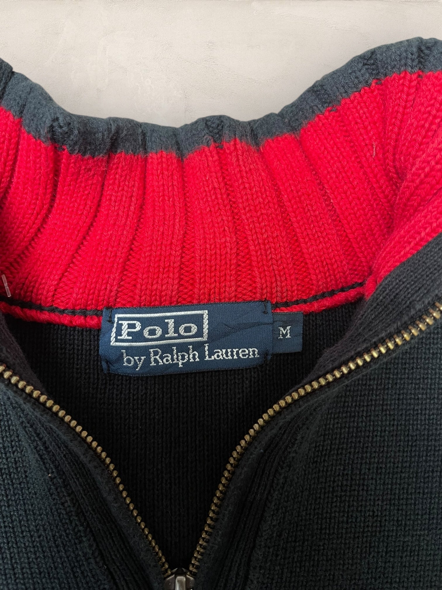 1/4 zip Homme Ralph Lauren Noir M Ref:3721 - Noir - M - amifrip