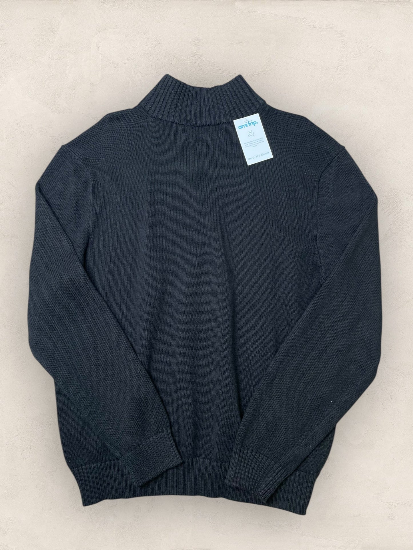 1/4 zip Homme Ralph Lauren Noir XL Ref:3708 - Noir - XL - amifrip