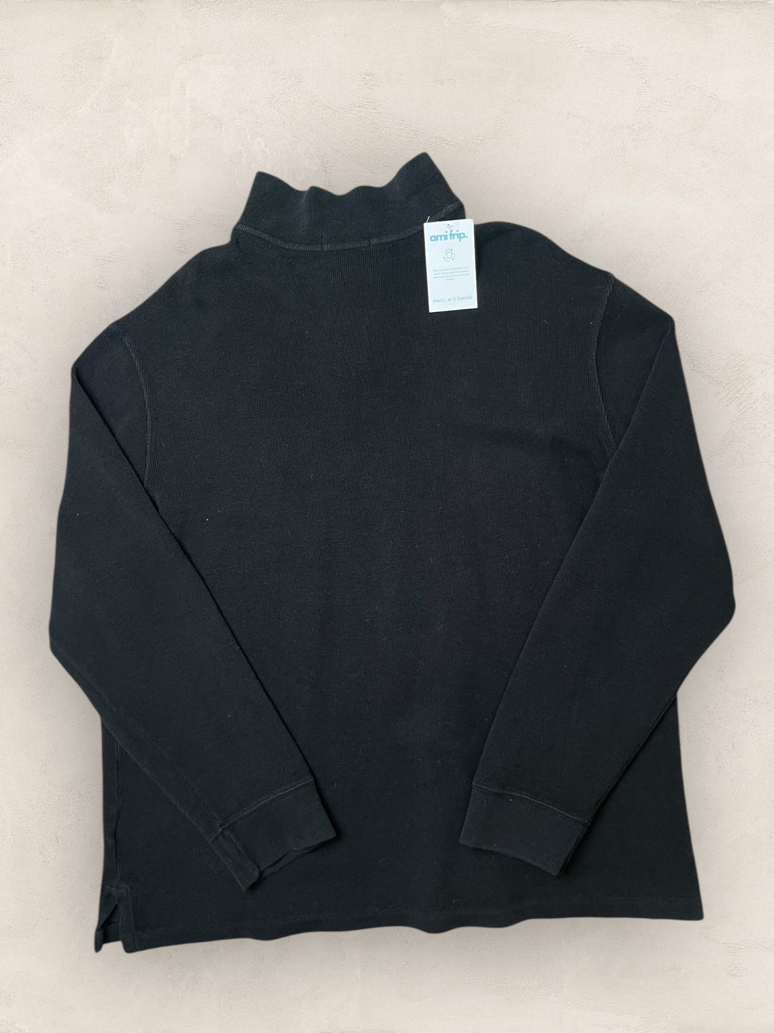 1/4 zip Homme Ralph Lauren Noir XL Ref:3715 - Noir - XL - amifrip
