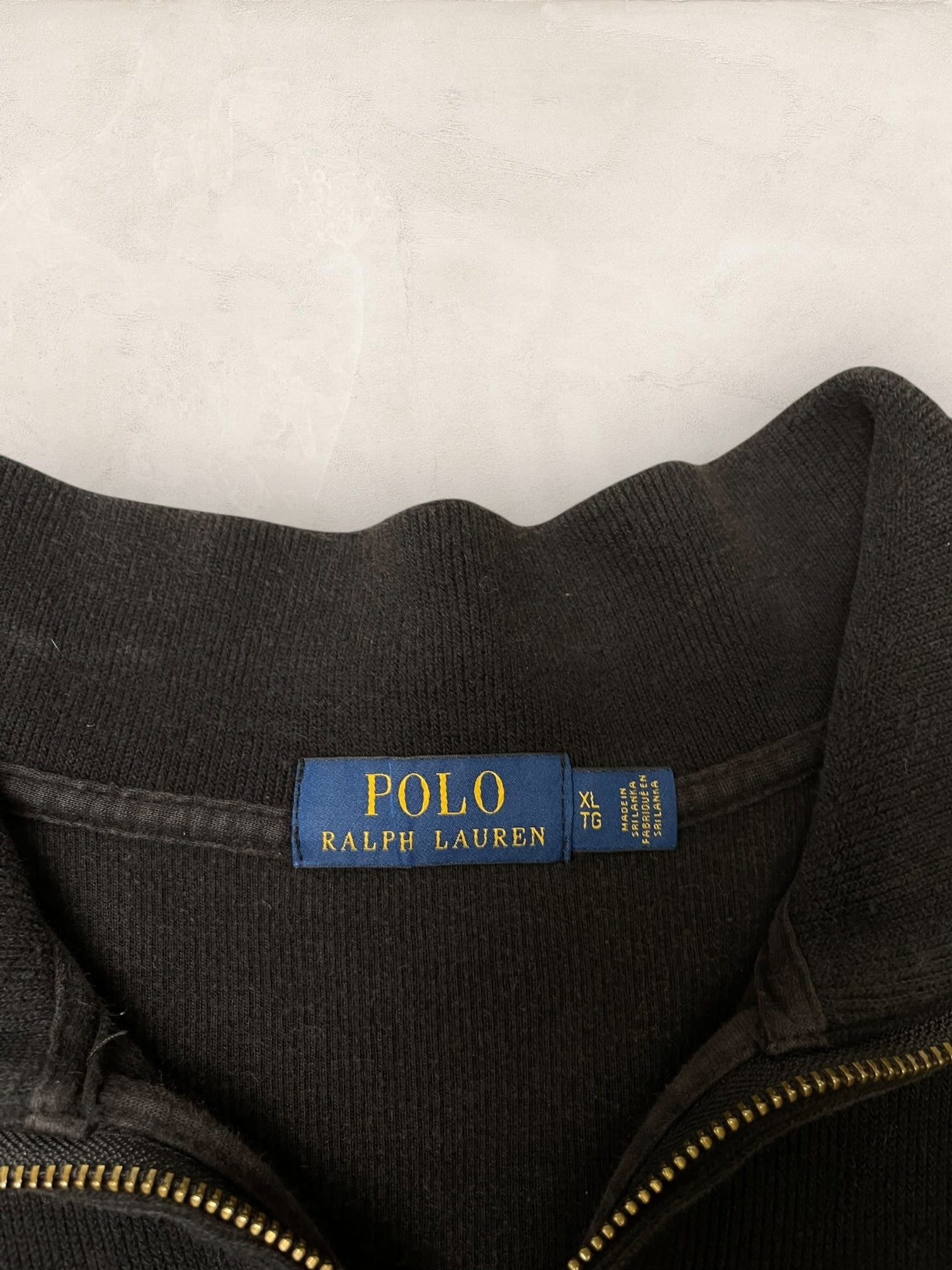 1/4 zip Homme Ralph Lauren Noir XL Ref:3715 - Noir - XL - amifrip
