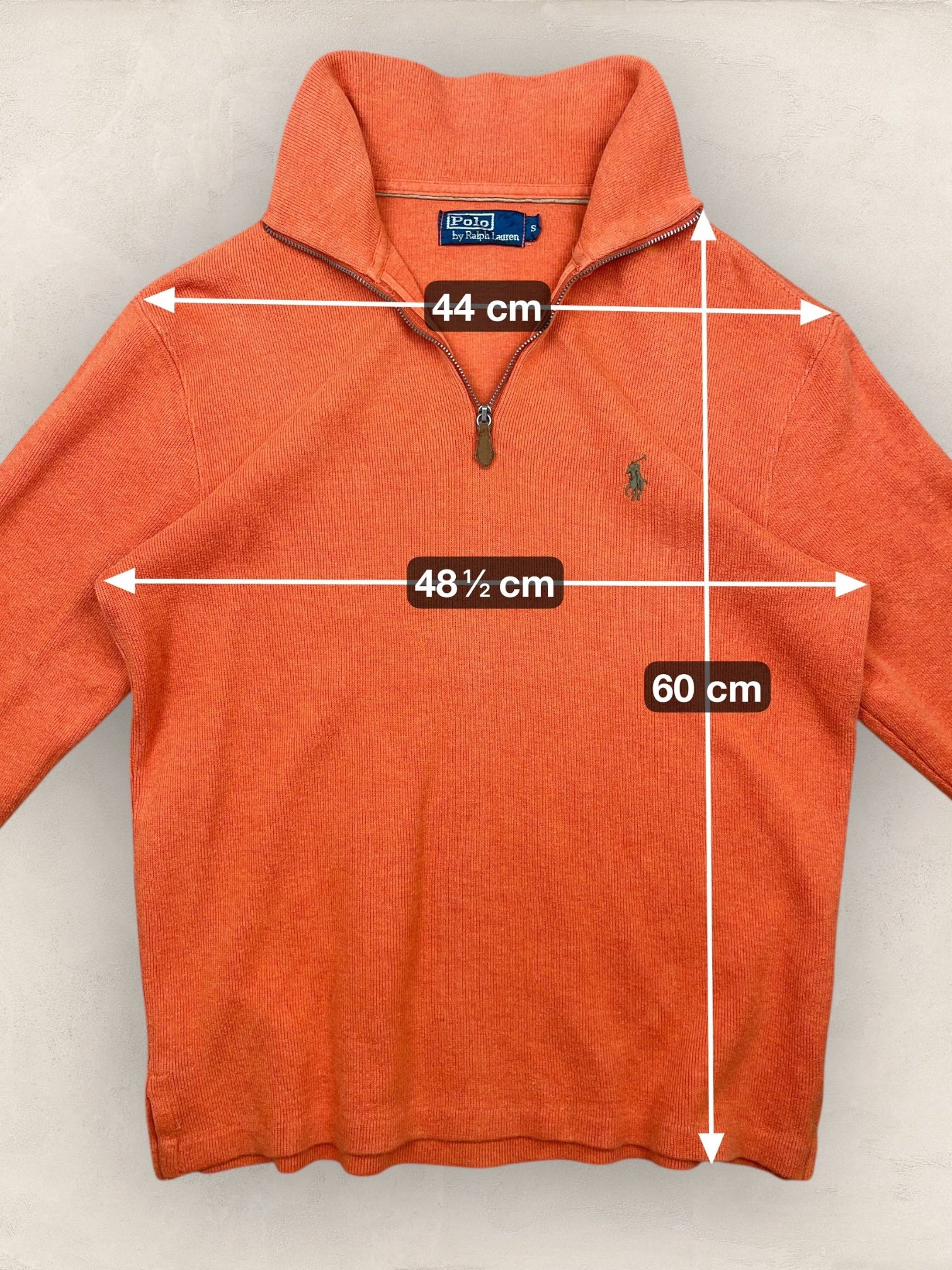 1/4 zip Homme Ralph Lauren Orange S Ref:3737 - Orange - S - amifrip