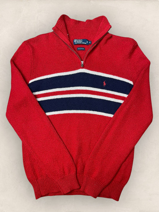 1/4 zip Homme Ralph Lauren Rouge M Ref:3713 - Rouge - M - amifrip