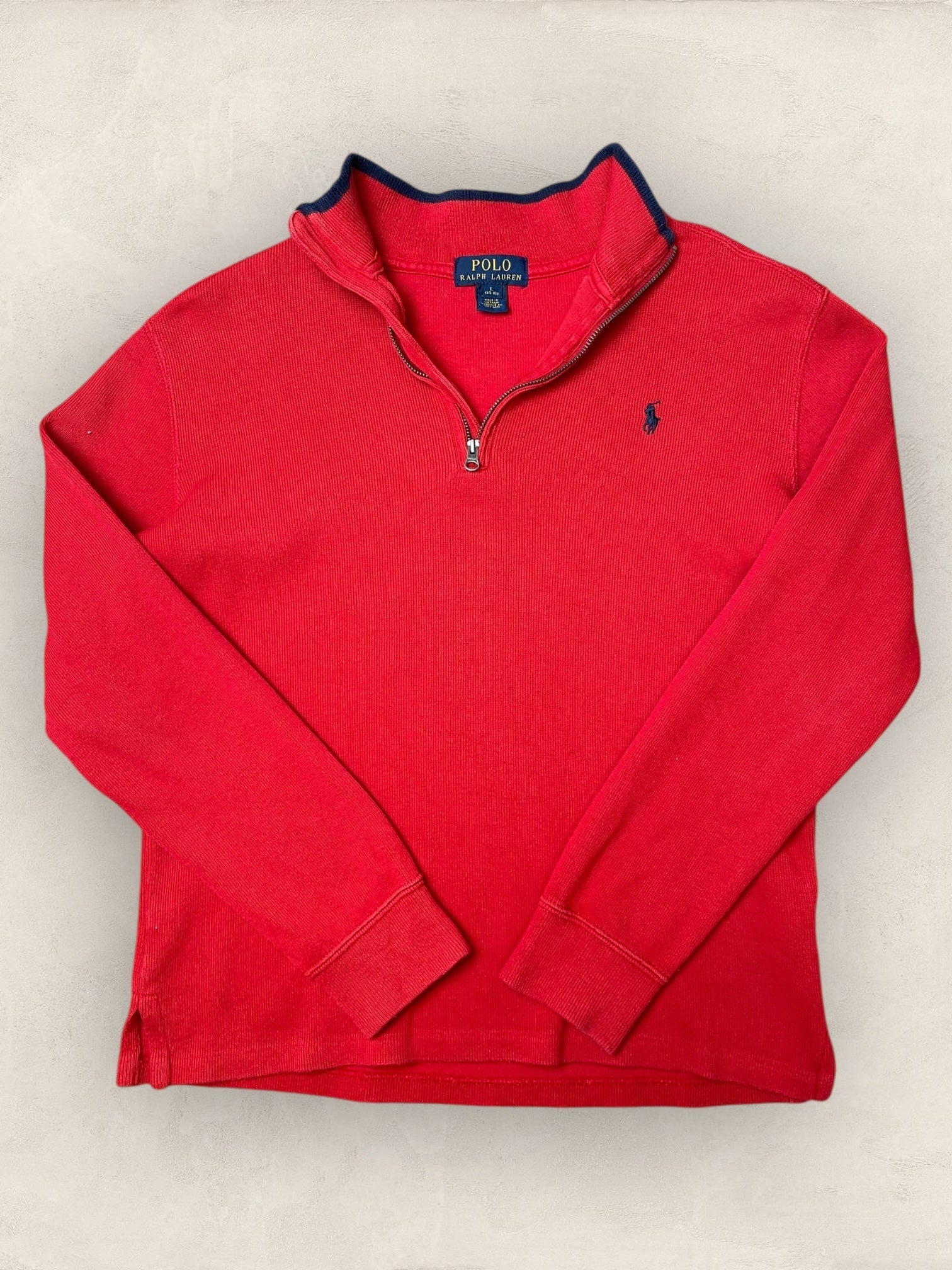 1/4 zip Homme Ralph Lauren Rouge S Ref:3732 - Rouge - S - amifrip
