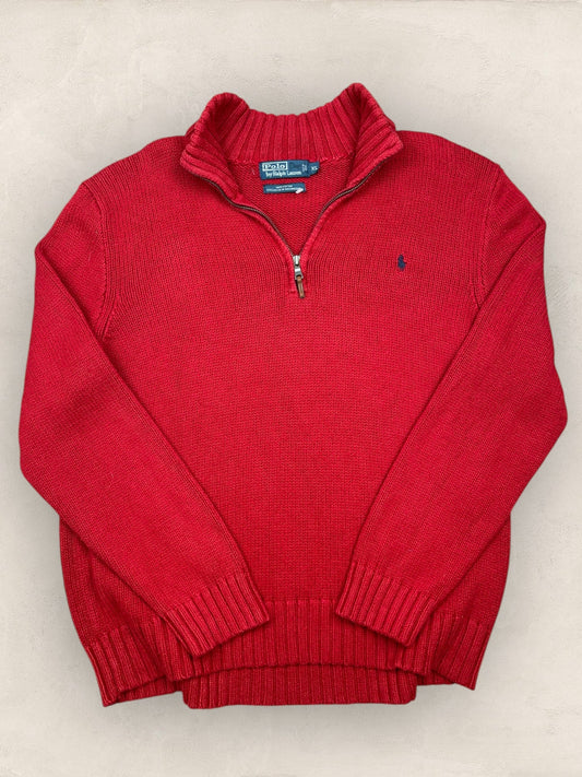 1/4 zip Homme Ralph Lauren Rouge XL Ref:3735 - Rouge - XL - amifrip