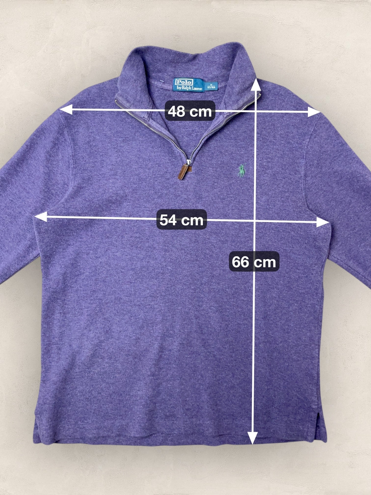 1/4 zip Homme Ralph Lauren Violet M Ref:3724 - Violet - M - amifrip