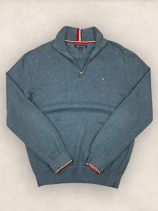 1/4 zip Homme Tommy Hilfiger Bleu M Ref:3611 - Bleu - M - amifrip