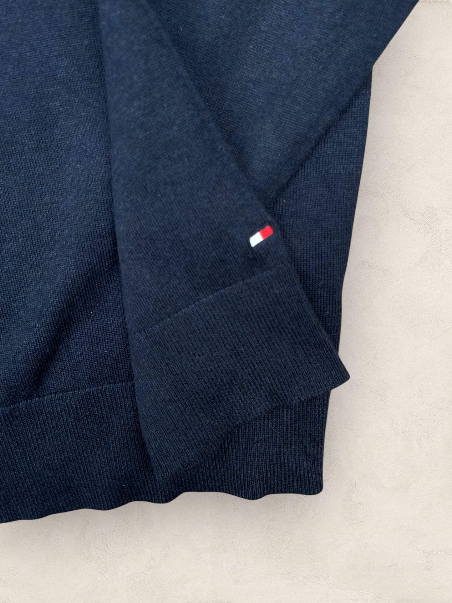 1/4 zip Homme Tommy Hilfiger Bleu Marine L Ref:3620 - Bleu Marine - L - amifrip