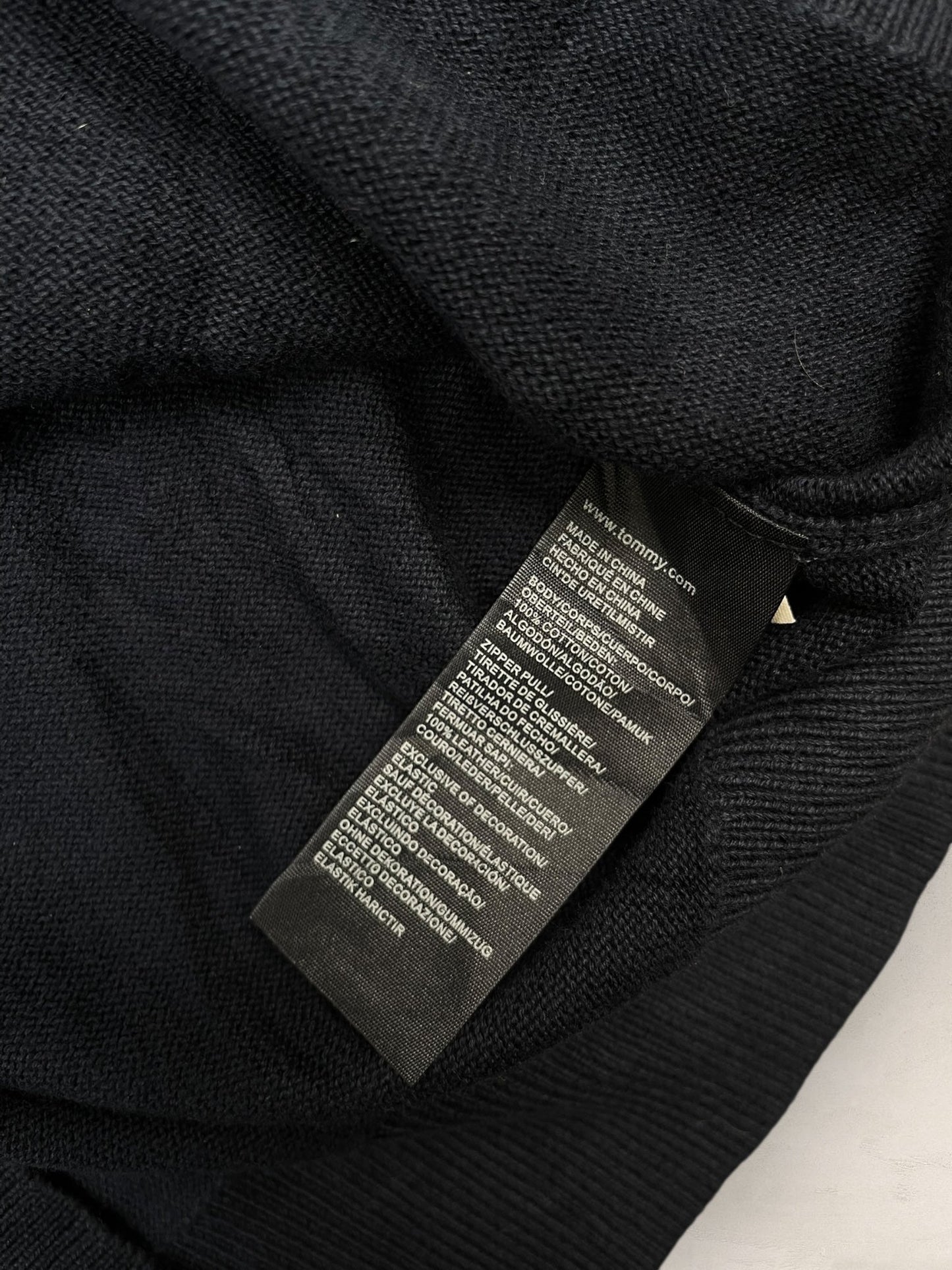 1/4 zip Homme Tommy Hilfiger Bleu Marine L Ref:3687 - Bleu Marine - L - amifrip