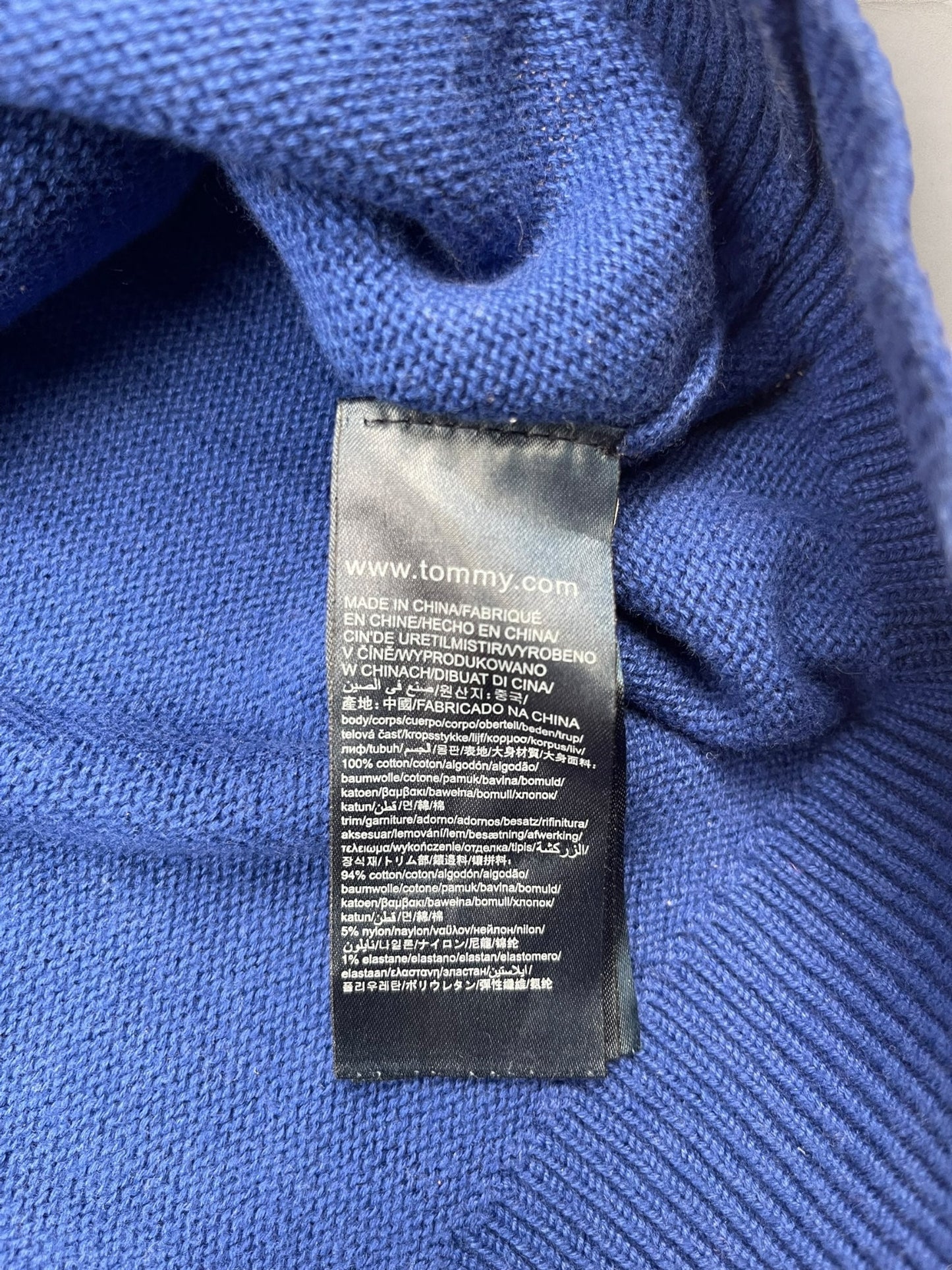 1/4 zip Homme Tommy Hilfiger Bleu XL Ref:3627 - Bleu - XL - amifrip