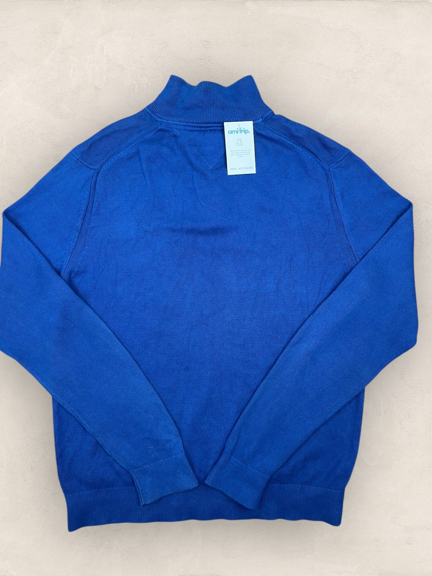 1/4 zip Homme Tommy Hilfiger Bleu XL Ref:3627 - Bleu - XL - amifrip