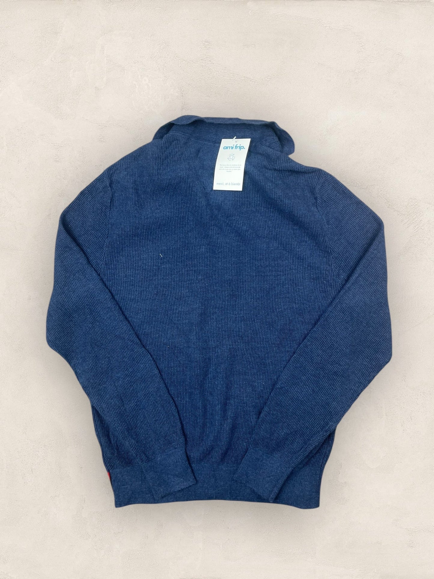 1/4 zip Homme Tommy Hilfiger Bleu XS Ref:3646 - Bleu - XS - amifrip