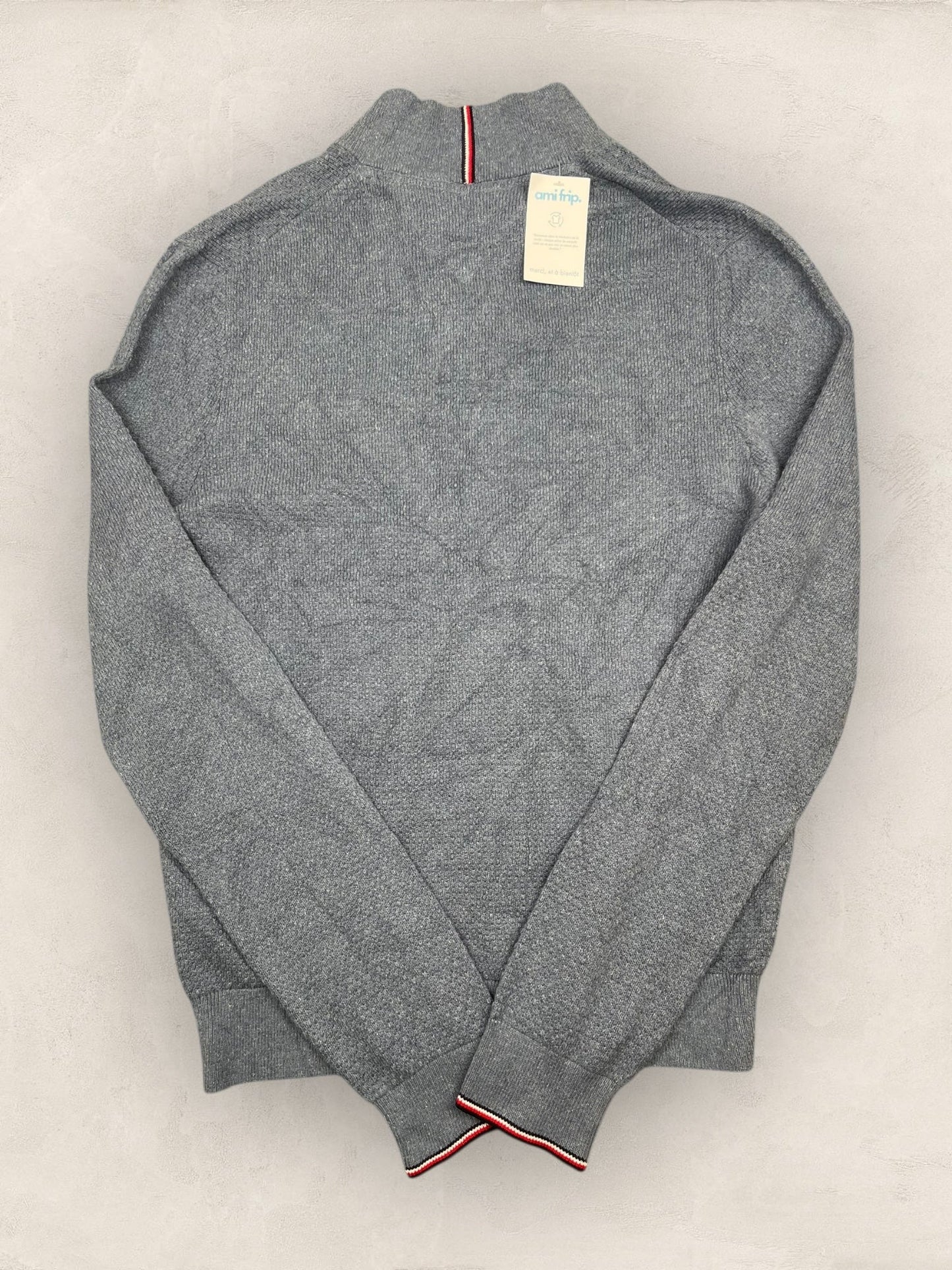 1/4 zip Homme Tommy Hilfiger Gris L Ref:3696 - Gris - L - amifrip
