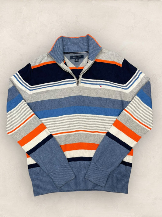 1/4 zip Homme Tommy Hilfiger Gris M Ref:3622 - Gris - M - amifrip