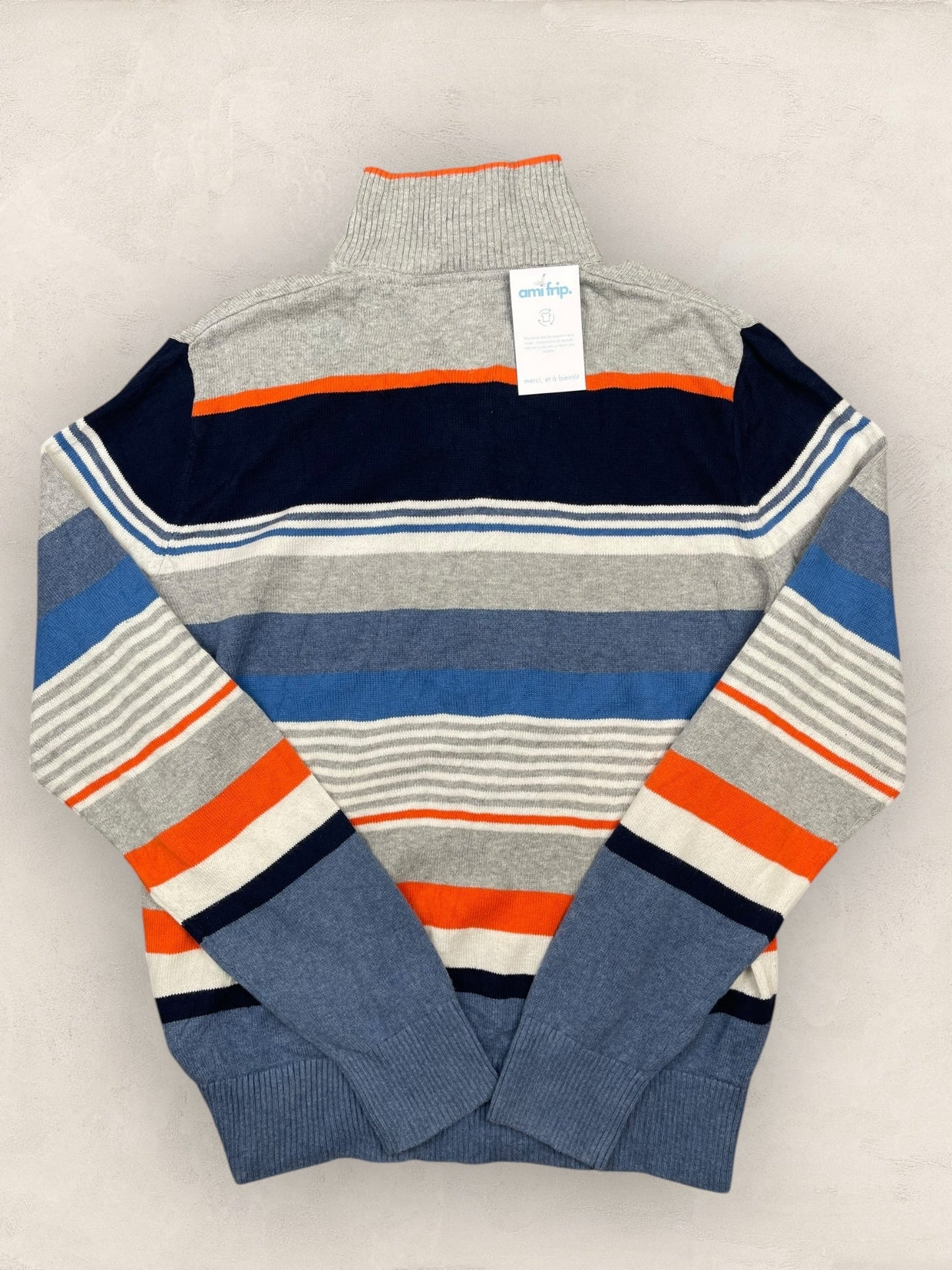 1/4 zip Homme Tommy Hilfiger Gris M Ref:3622 - Gris - M - amifrip
