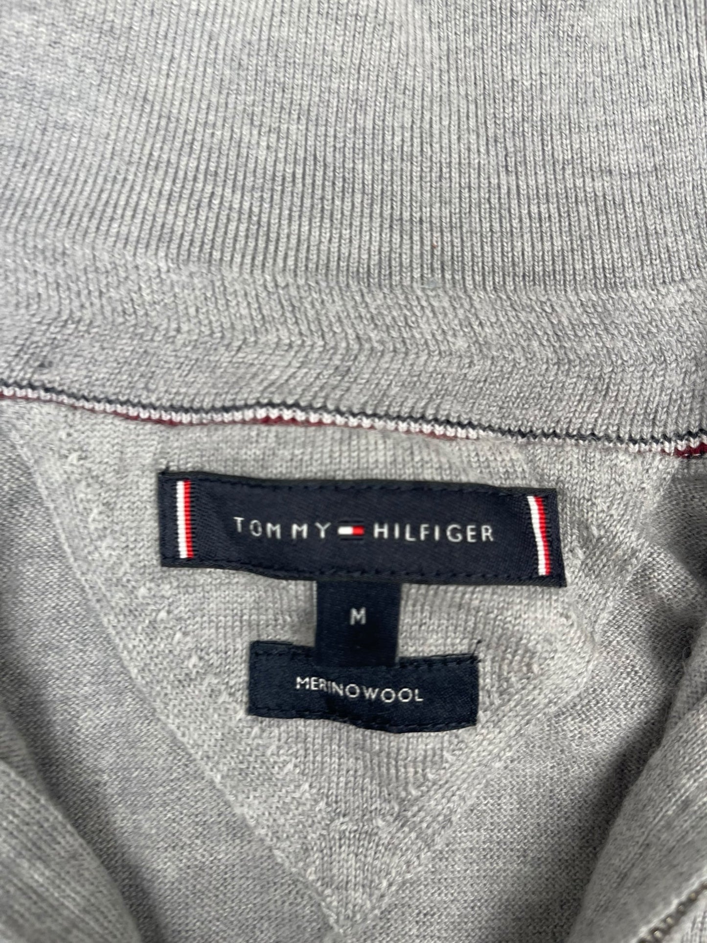 1/4 zip Homme Tommy Hilfiger Gris M Ref:3633 - Gris - M - amifrip