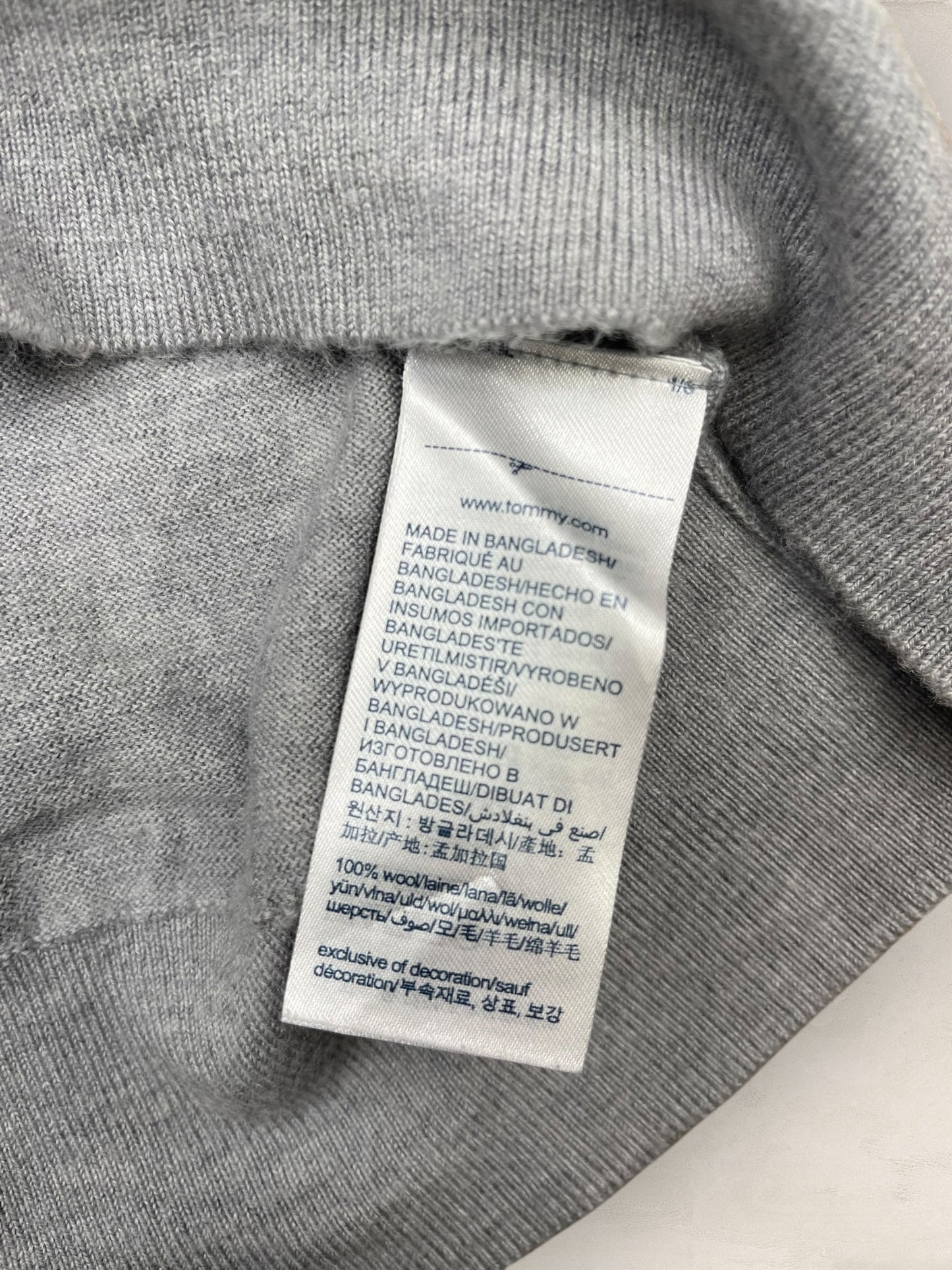 1/4 zip Homme Tommy Hilfiger Gris M Ref:3633 - Gris - M - amifrip