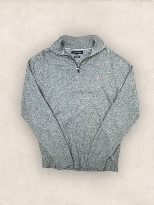 1/4 zip Homme Tommy Hilfiger Gris M Ref:3639 - Gris - M - amifrip