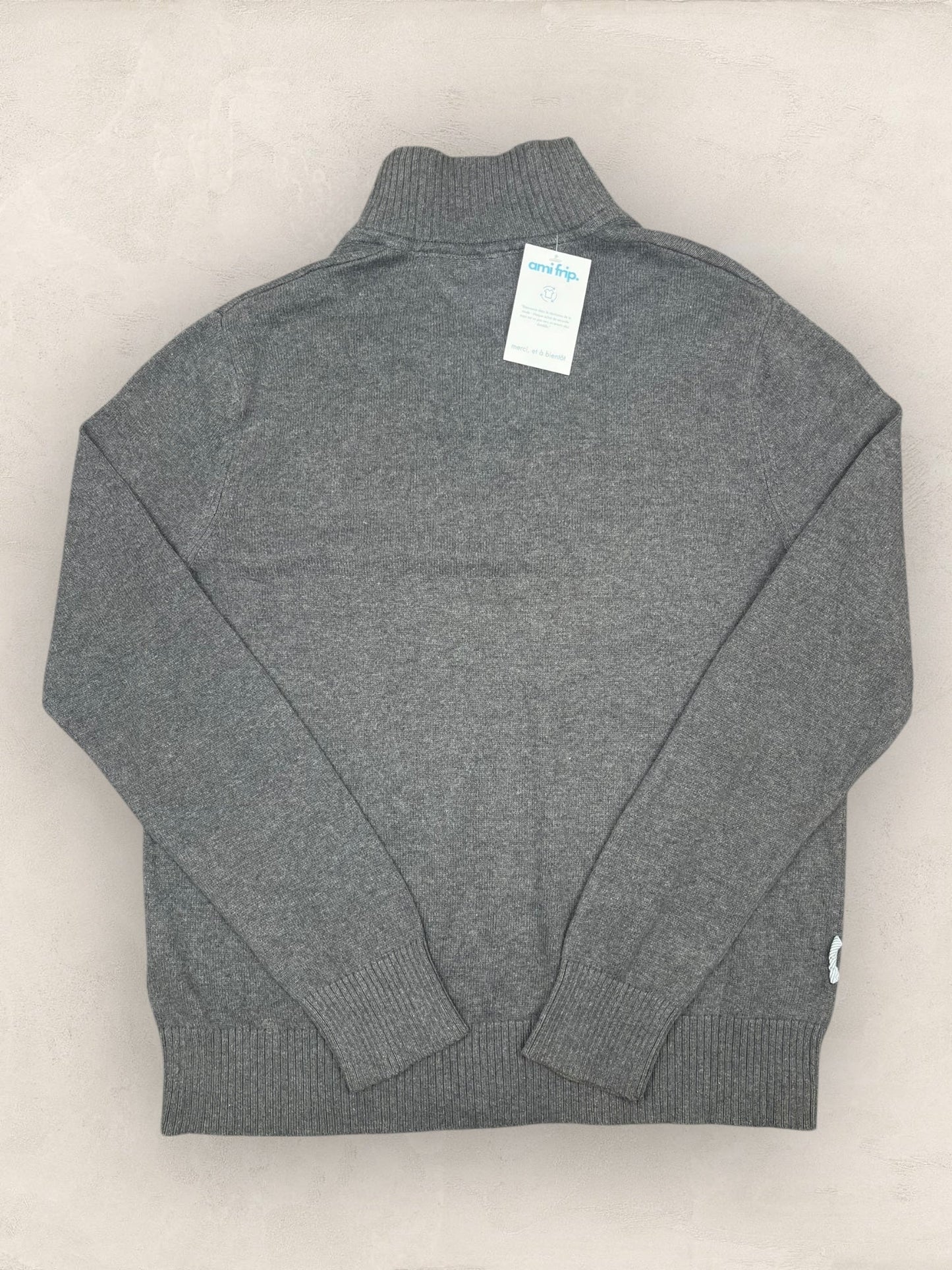 1/4 zip Homme Tommy Hilfiger Gris S Ref:3607 - Gris - S - amifrip