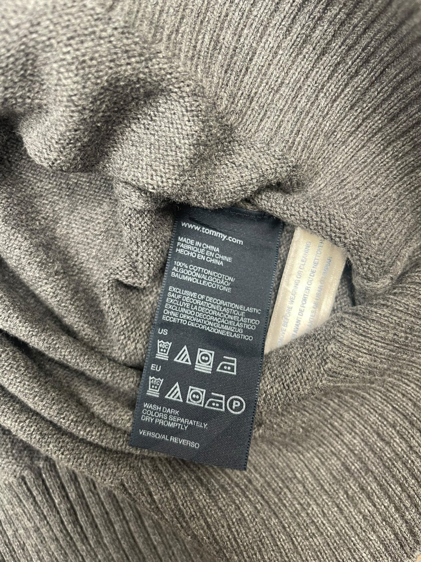 1/4 zip Homme Tommy Hilfiger Gris S Ref:3607 - Gris - S - amifrip