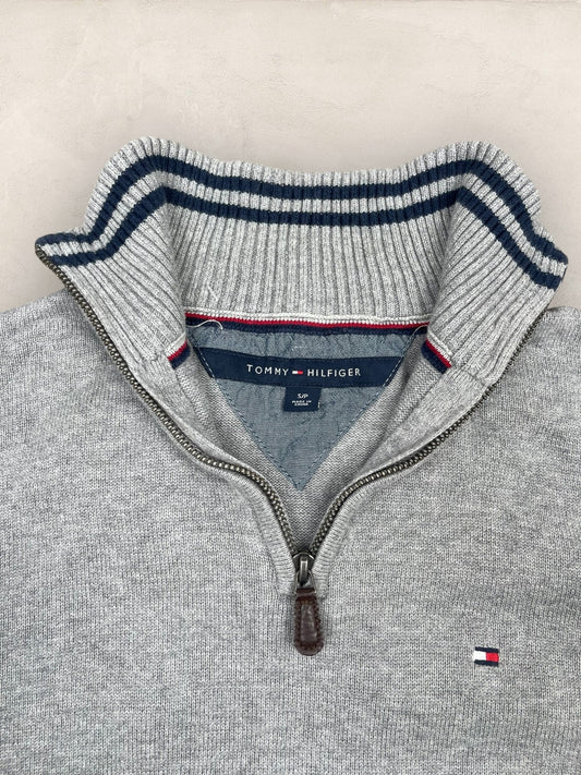 1/4 zip Homme Tommy Hilfiger Gris S Ref:3617 - Gris - S - amifrip