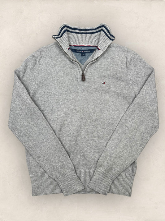 1/4 zip Homme Tommy Hilfiger Gris S Ref:3617 - Gris - S - amifrip