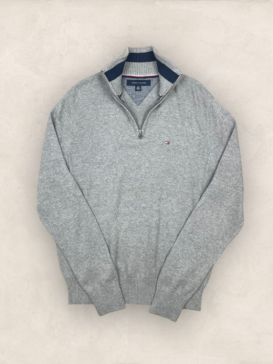 1/4 zip Homme Tommy Hilfiger Gris S Ref:3657 - Gris - S - amifrip