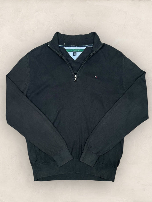 1/4 zip Homme Tommy Hilfiger Noir L Ref:3612 - Noir - L - amifrip