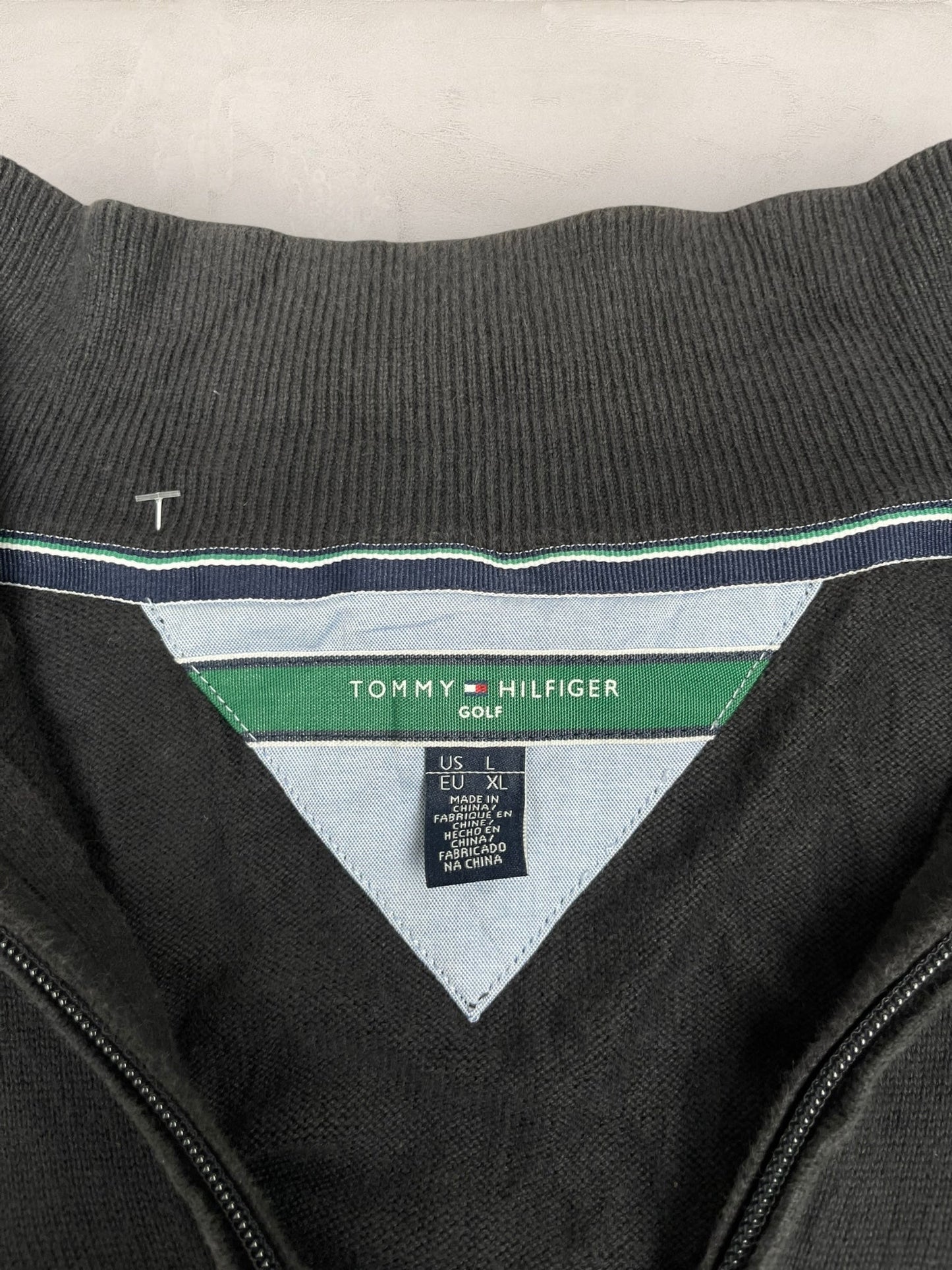 1/4 zip Homme Tommy Hilfiger Noir L Ref:3612 - Noir - L - amifrip