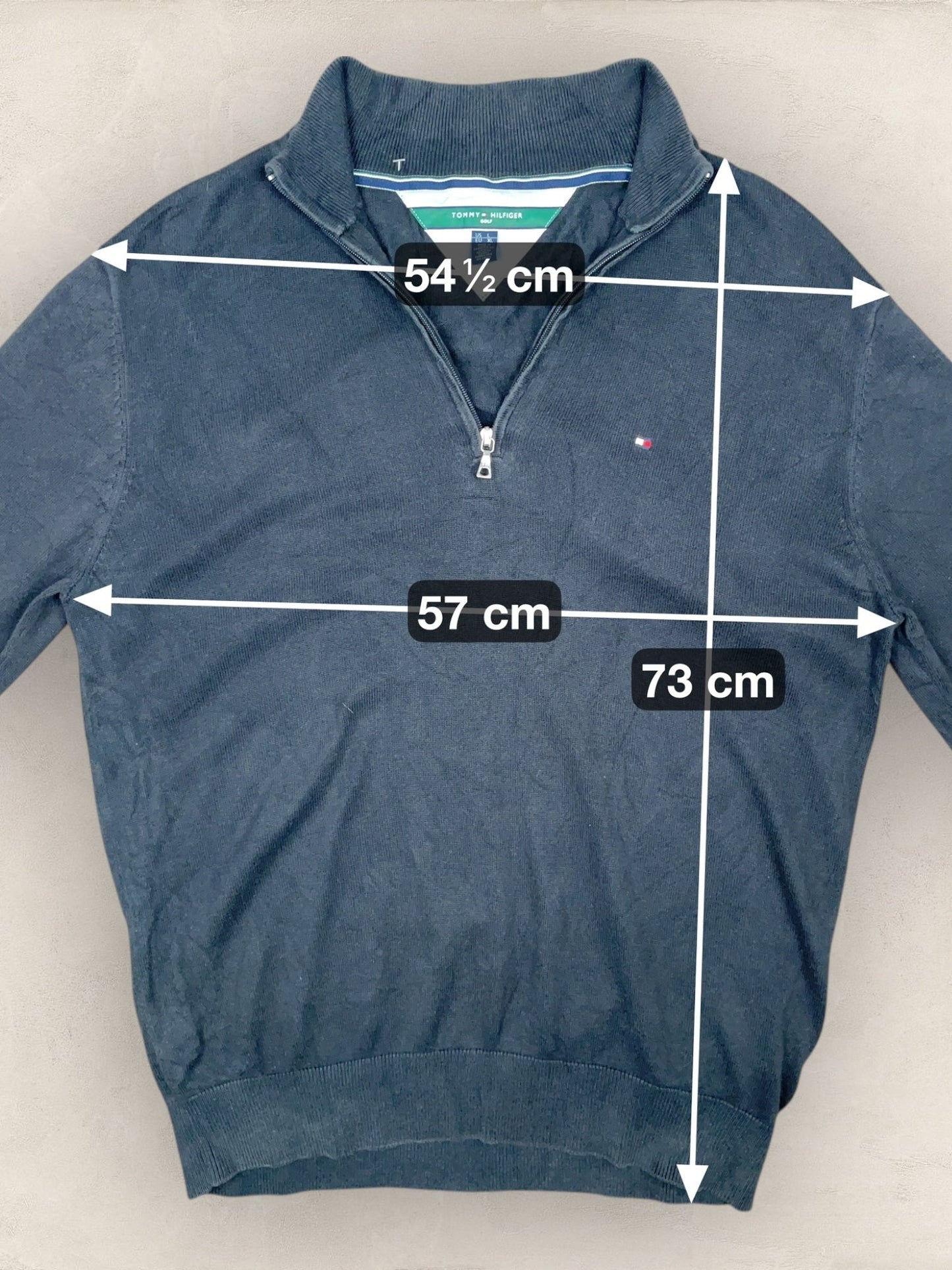 1/4 zip Homme Tommy Hilfiger Noir L Ref:3612 - Noir - L - amifrip