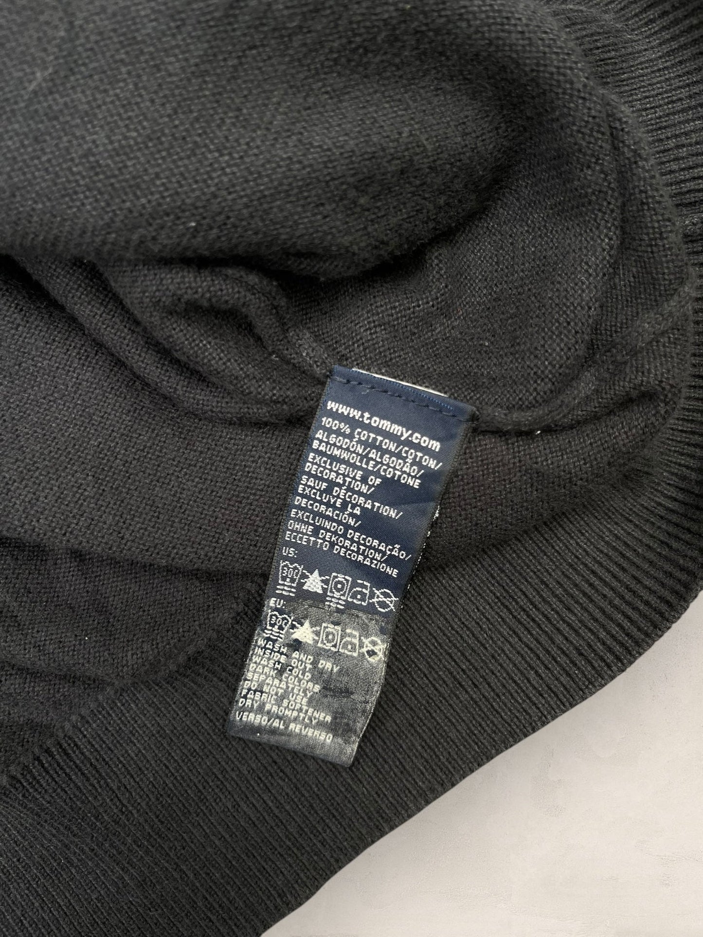 1/4 zip Homme Tommy Hilfiger Noir L Ref:3612 - Noir - L - amifrip