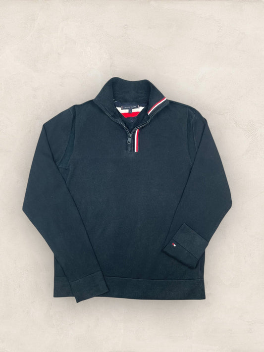 1/4 zip Homme Tommy Hilfiger Noir L Ref:3654 - Noir - L - amifrip
