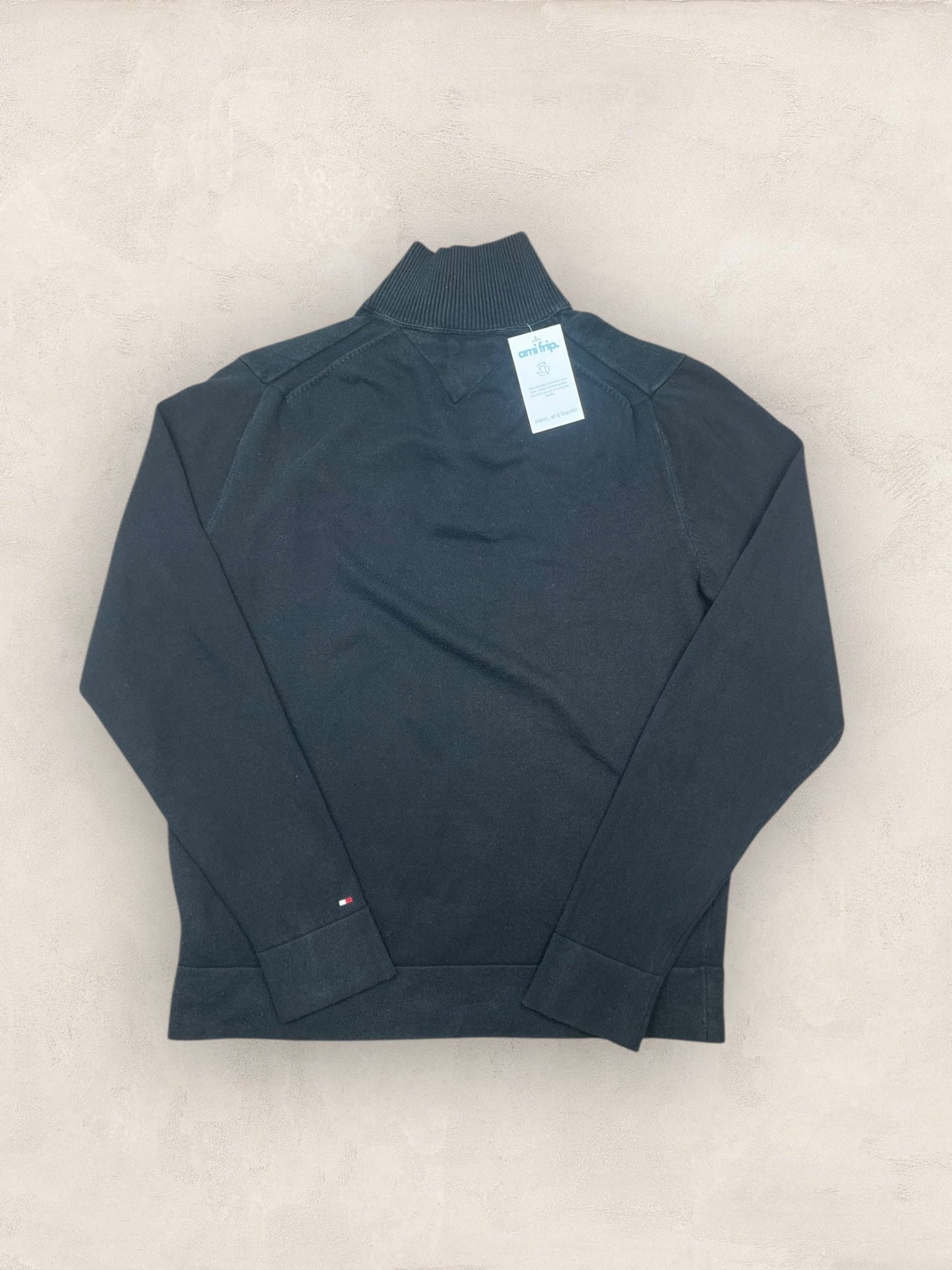 1/4 zip Homme Tommy Hilfiger Noir L Ref:3654 - Noir - L - amifrip