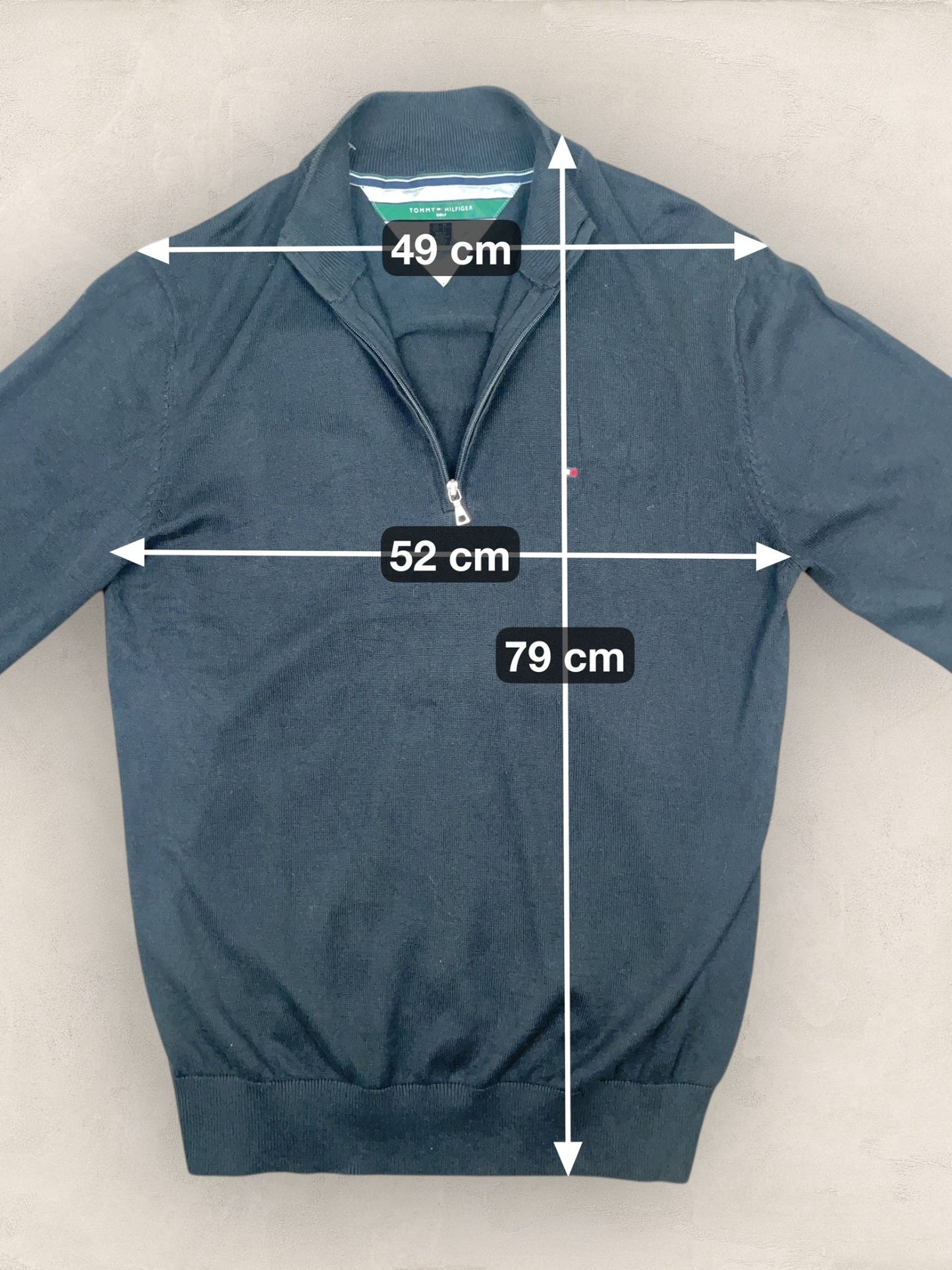 1/4 zip Homme Tommy Hilfiger Noir L Ref:3678 - Noir - L - amifrip