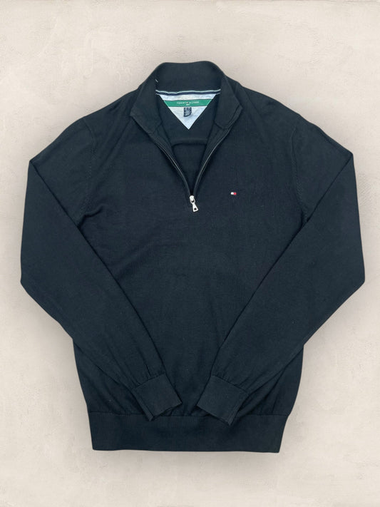 1/4 zip Homme Tommy Hilfiger Noir L Ref:3678 - Noir - L - amifrip