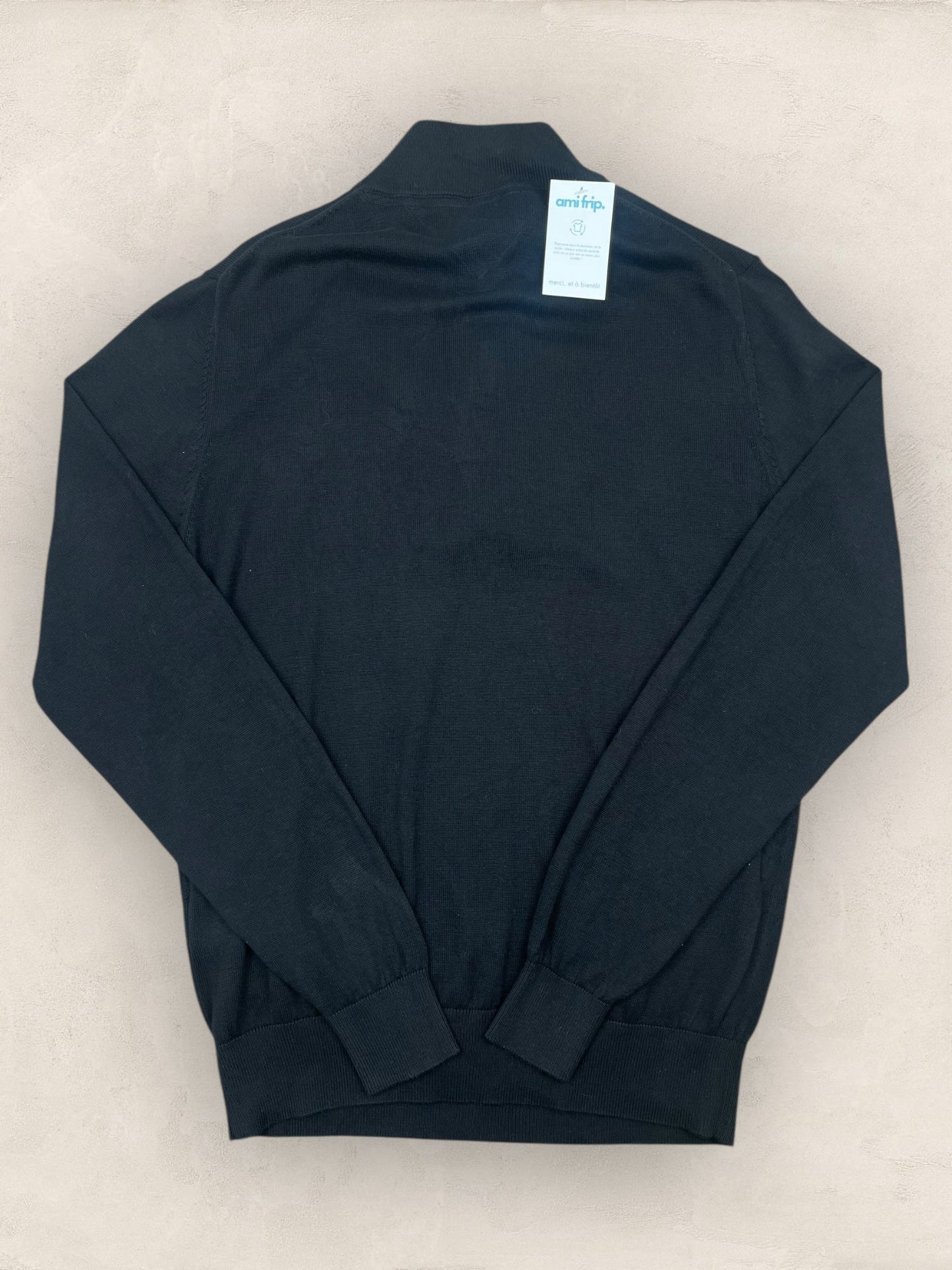1/4 zip Homme Tommy Hilfiger Noir L Ref:3678 - Noir - L - amifrip