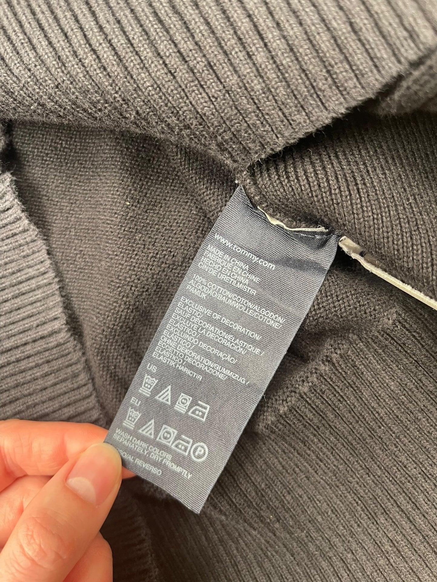 1/4 zip Homme Tommy Hilfiger Noir M Ref:3668 - Noir - M - amifrip