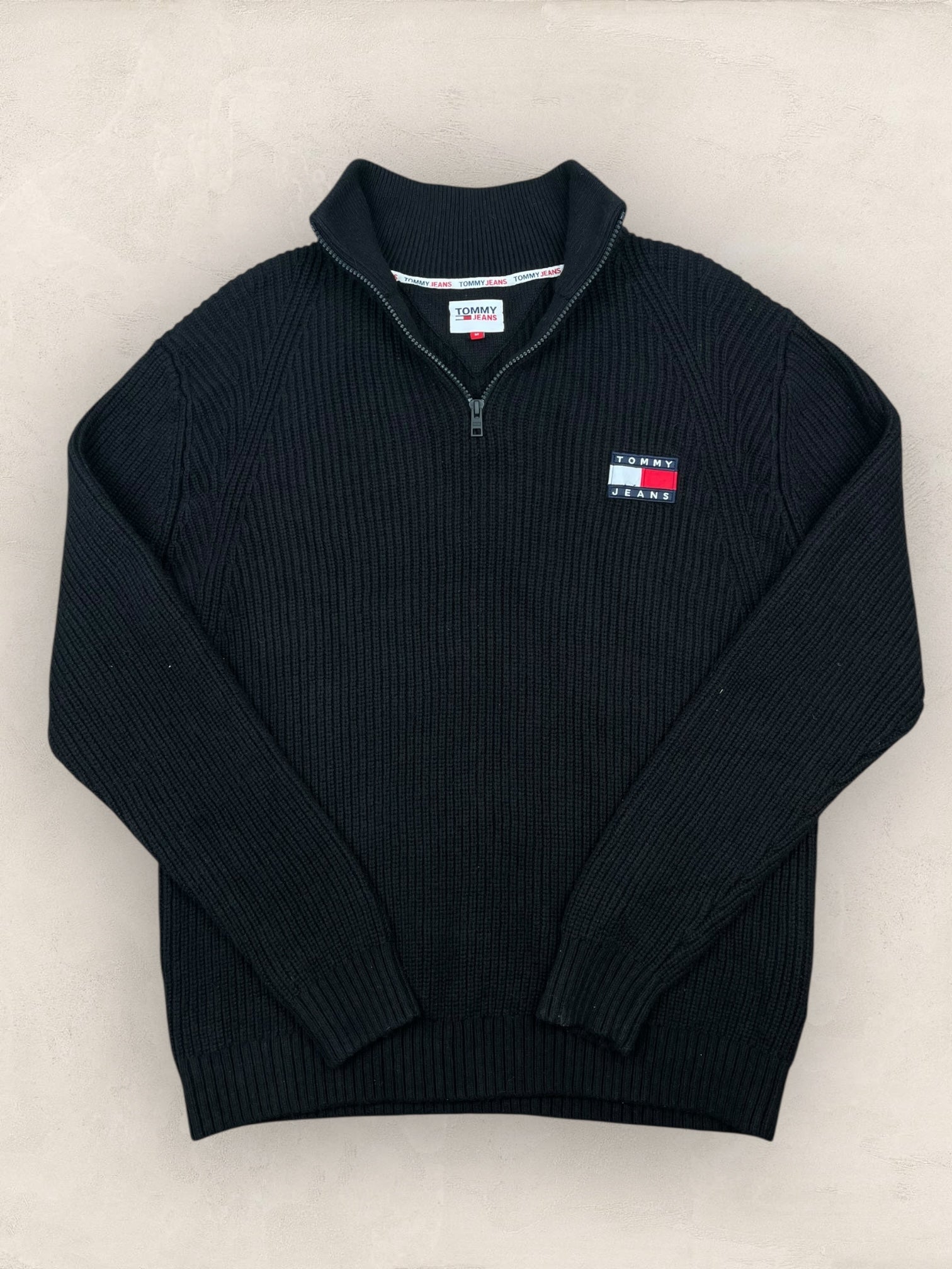 1/4 zip Homme Tommy Hilfiger Noir M Ref:3699 - Noir - M - amifrip