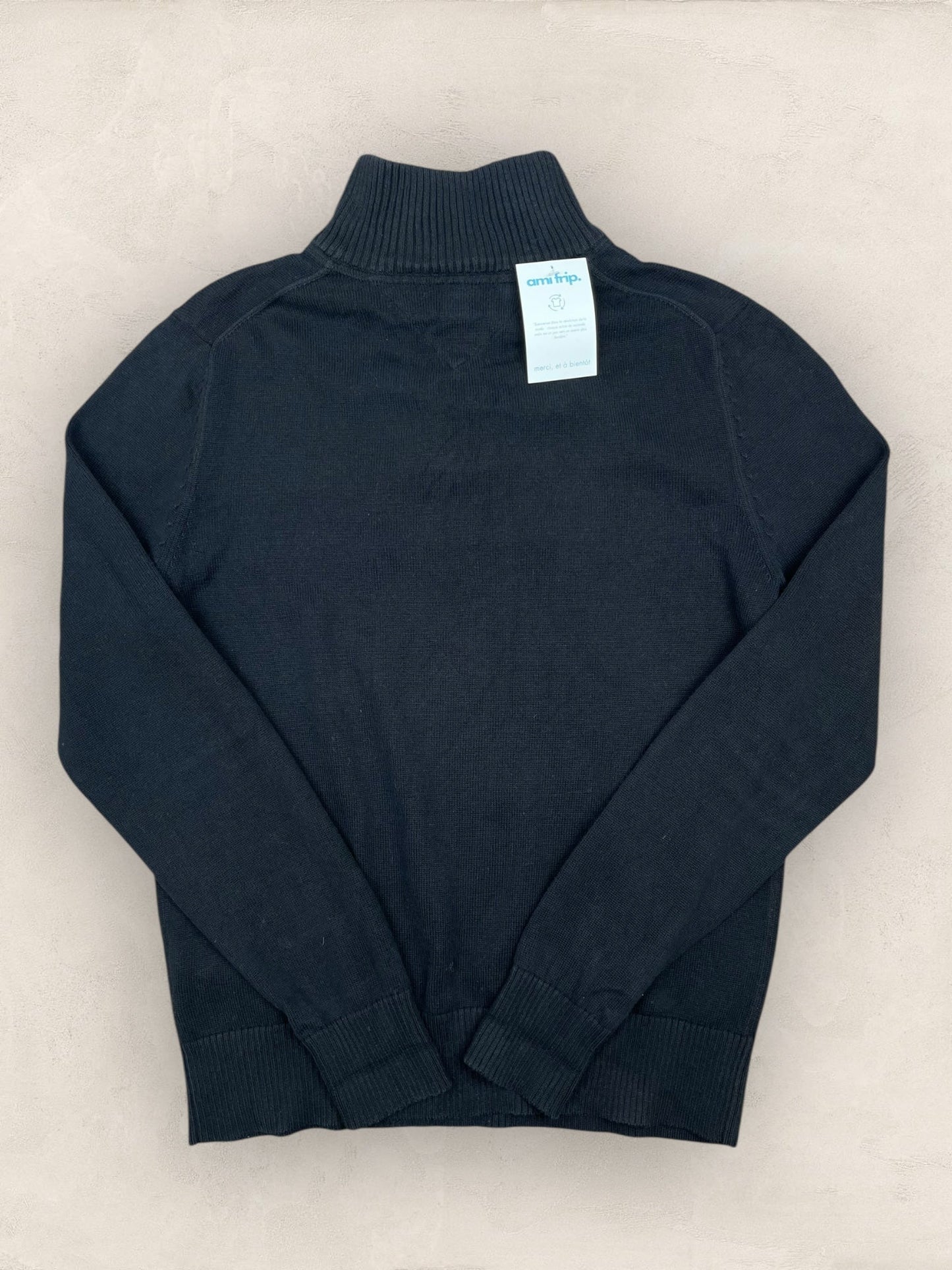 1/4 zip Homme Tommy Hilfiger Noir S Ref:3625 - Noir - S - amifrip