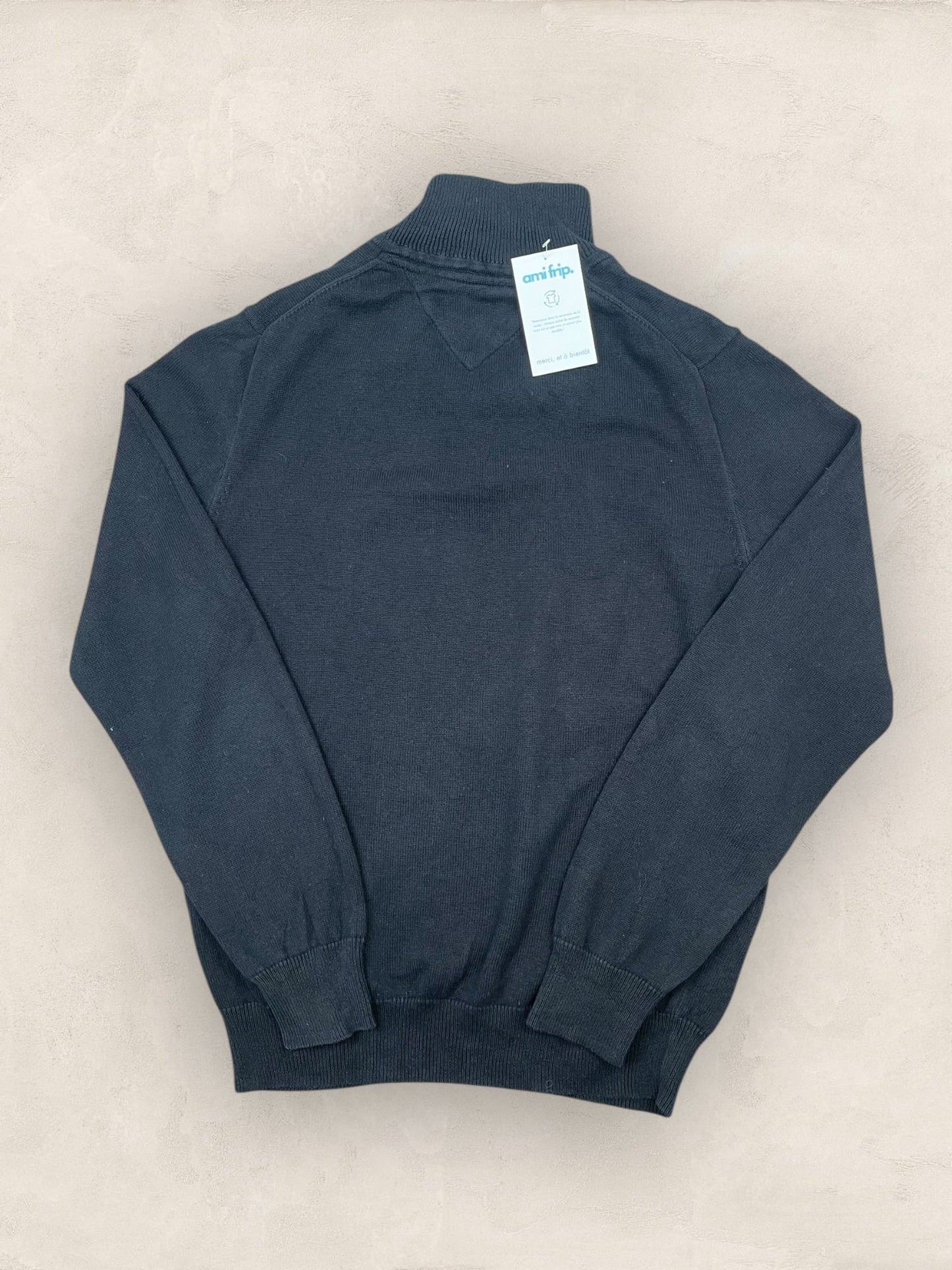 1/4 zip Homme Tommy Hilfiger Noir S Ref:3637 - Noir - S - amifrip
